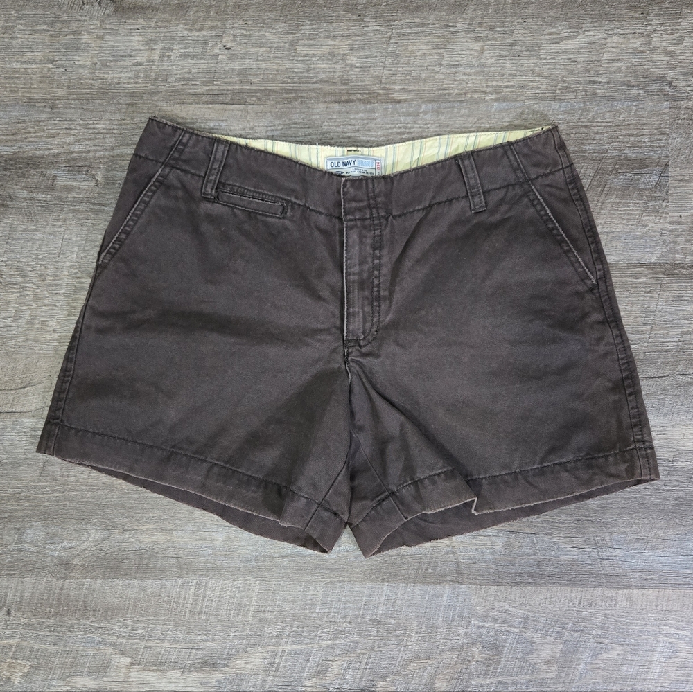 Old Navy Dark Brown Chino Shorts